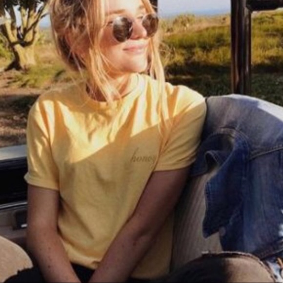 Brandy Melville Honey Tee - Picture 2 of 5